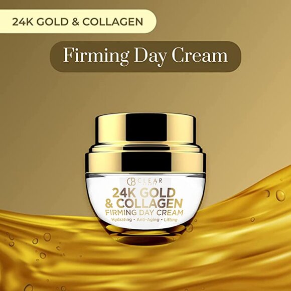 Clear Beauty 24K Gold & Collagen Daily Face Moisturizer - Korean Beauty Product! - Picture 3 of 11